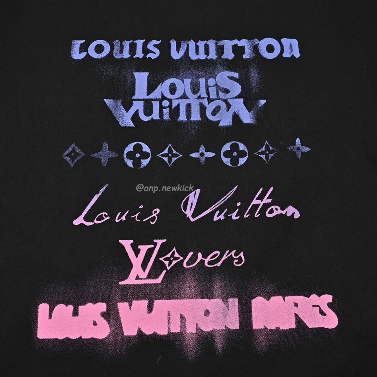 Louis Vuitton Top Logo Letter Short Sleeve T Shirt (5) - newkick.cc